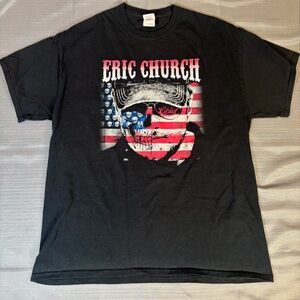 Eric Church 2010 Blood Sweat & Beer Tour Shirt XL Country Concert Tee